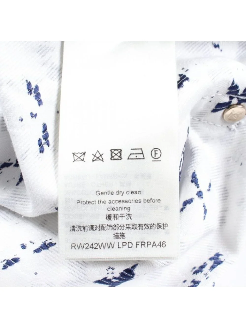 Louis Vuitton Denim Monogram Flower Shorts Cotton